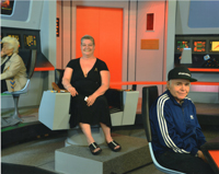 Nichelle Nichols, Brenda Germain and Walter Koenig